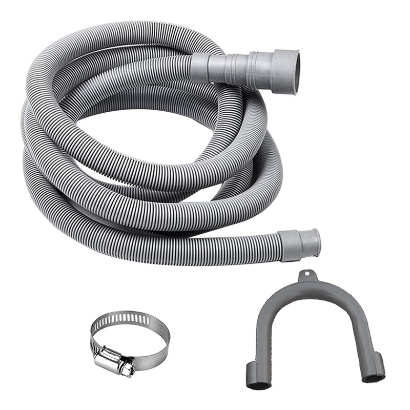 Drain Hose Extension Set Universal Washing Machine Hose 13Ft, Include Bracket Hose Connector And Drain Hoses Hose Clamps