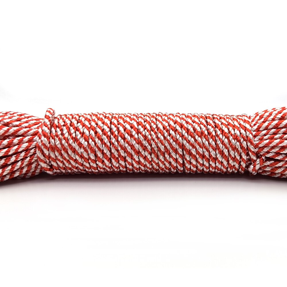 100 metrów 3mm sznur liny spadochron smycz liny do wspinaczka Survival sprzęt bransoletka Paracord maska smycze bransoletka Paracord: 13 / 100ft(31m)
