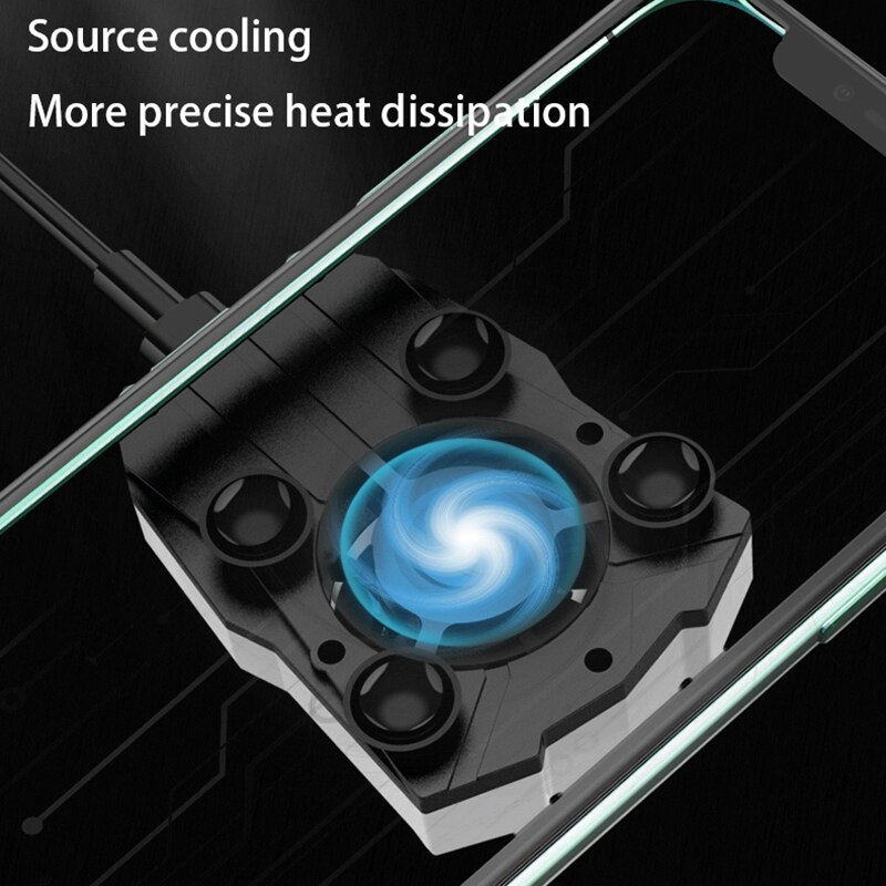 Enfriador de teléfono móvil P11, ventilador de refrigeración, soporte de almohadilla de juego, radiador para iPhone, Huawei, Xiaomi, Smartphone y tableta
