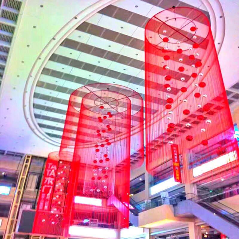 Cortinas de red de gasa de cuerda, paneles de cortina de ventana de 200cm, barra superior, ranura única, gran , 1 ud.