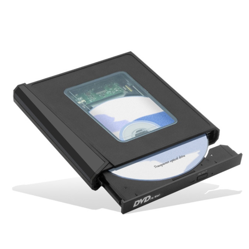 External CD/DVD Drive USB 2.0 CD DVD Burner for Laptops Windows 10/8/7 Linux Operating System for Desktop