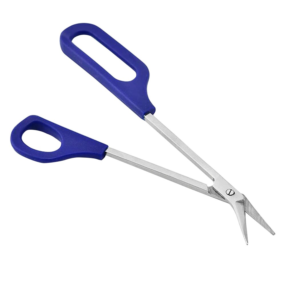 Toenail Scissor Clippers Long Handle Toenail Scissors Stainless Steel Bandage Gauze Scissors Thick Nails Easy Reach Nail Art