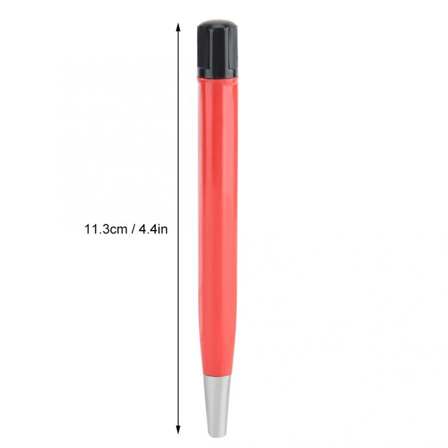 Watch Rust Removal Brush Pen Fiberglass Brass Steel Clean Scratch Polishing Tool Red Watch Repair Tool Watch Parts Accessory