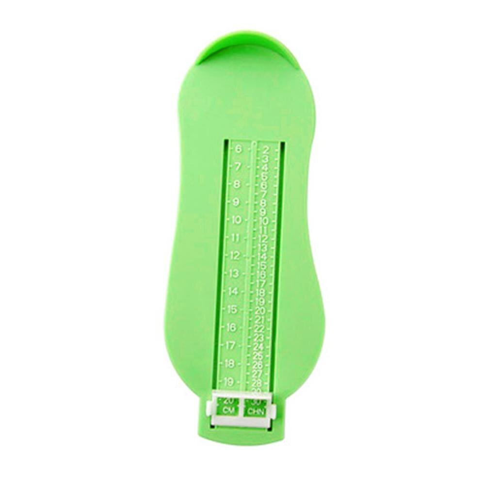 5 couleurs bébé pied règle enfants pied longueur mesure dispositif enfant chaussures calculatrice bambins chaussures ajustement jauge outils: Rouge