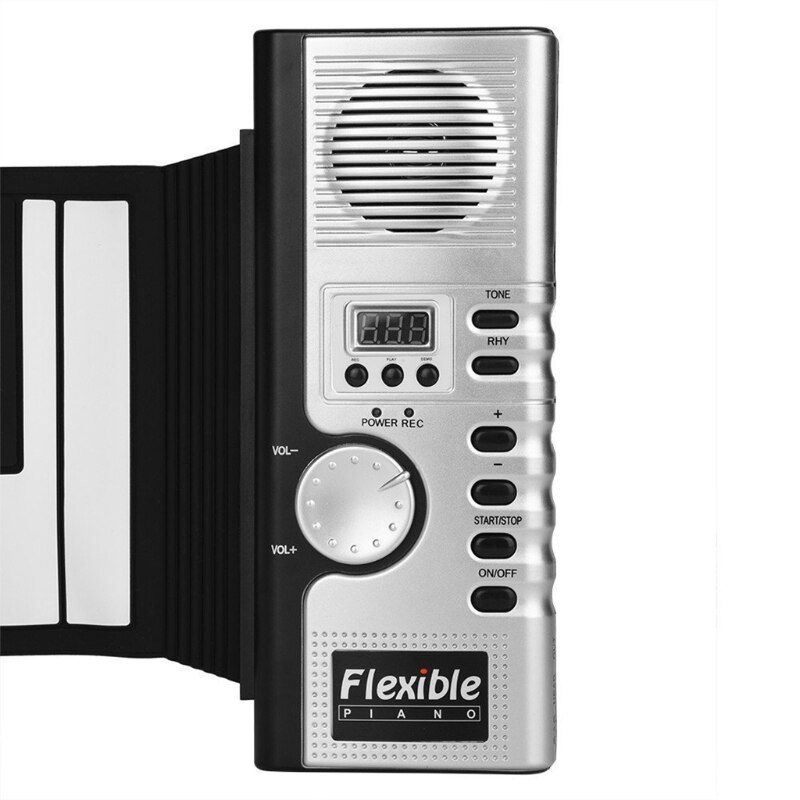 Roll Piano Portable Electronic Piano (61 Keys, White)