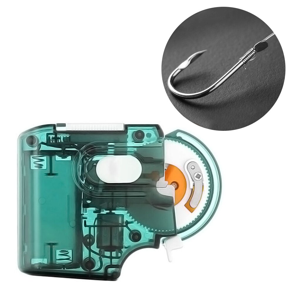 Automatische Vissen Tools Draagbare Elektrische Vishaak Tier Machine Vis Accessoires Tie Snelle Vishaken Lijn Koppelverkoop Apparatuur