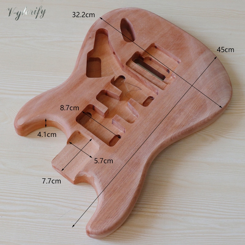 hout kleur Floyd Rose Frezen ST gitaar lichaam