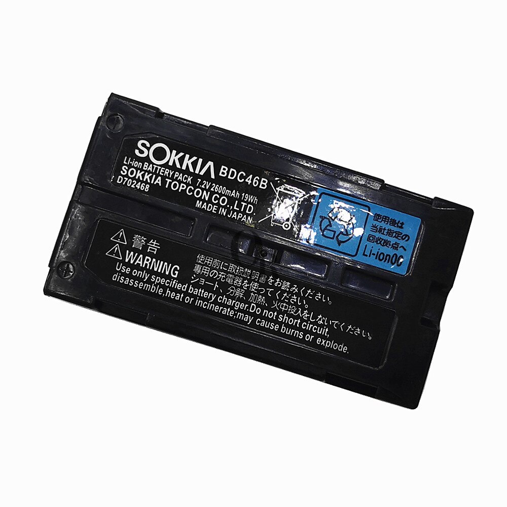 Sokkia-batterie Li-ion BDC46B BDC-46B BDC46, pour Station totale Sokkia SET230R SET300 330, 530, 630, 2330mAh