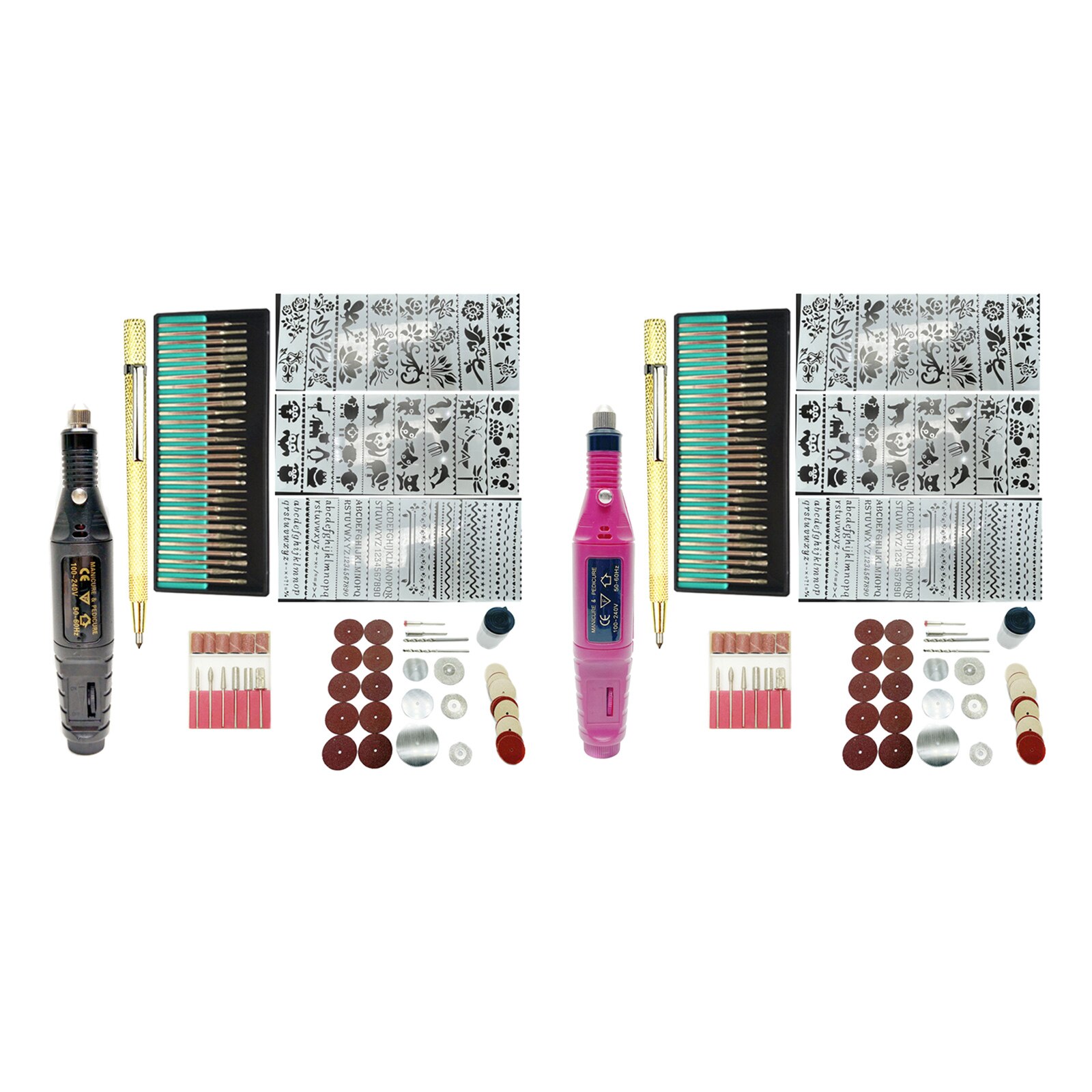 108x Engraving Tools Electric Wired Micro Engraver Carving Etching Pen Stone Glass Wood Mini Engraver Glass Ceramic Palstic DIY