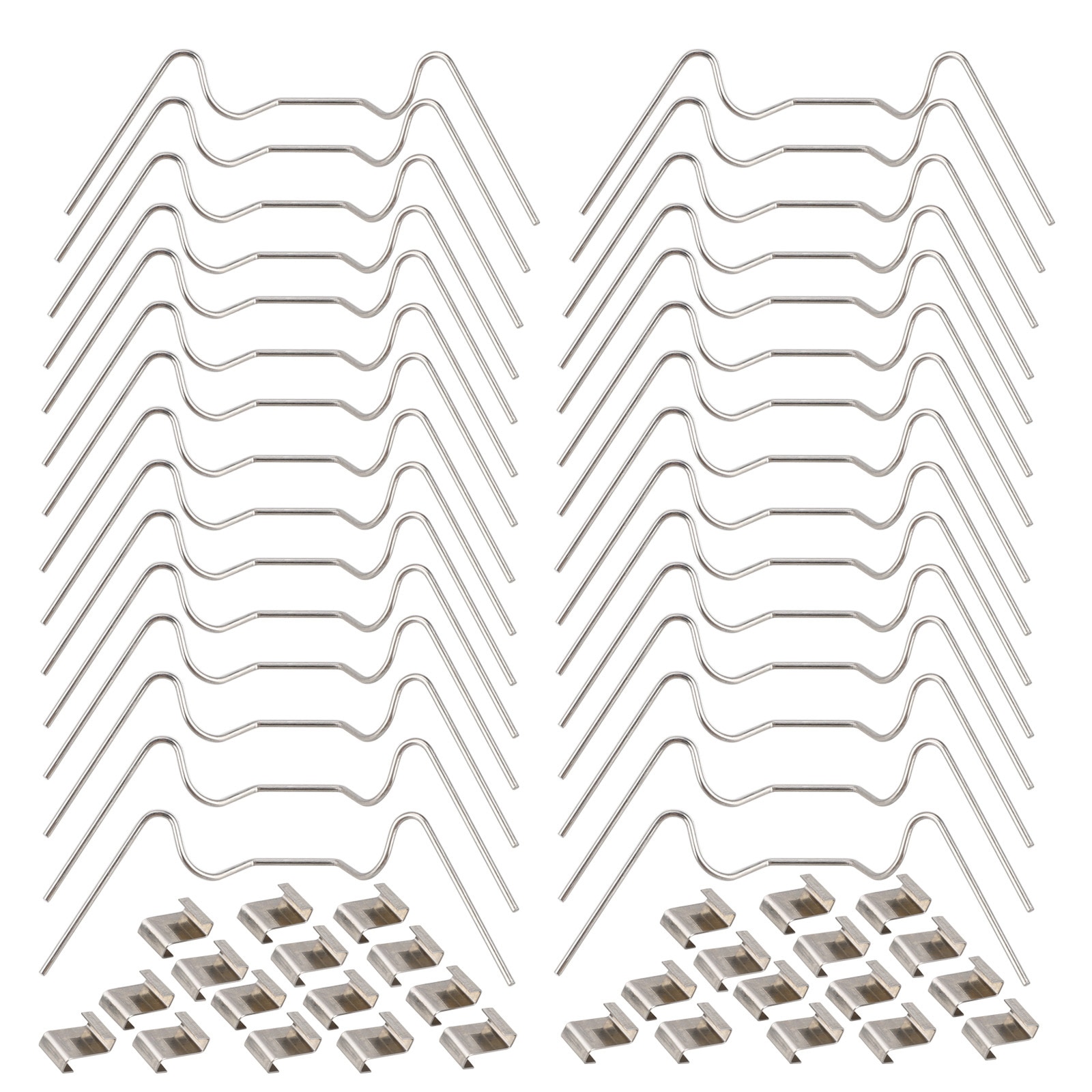 30 Glazed Clips Thick Greenhouse Glazing Clips Tool Galvanized Steel Spring Wire Glazing Clips Strong Holding Clamps