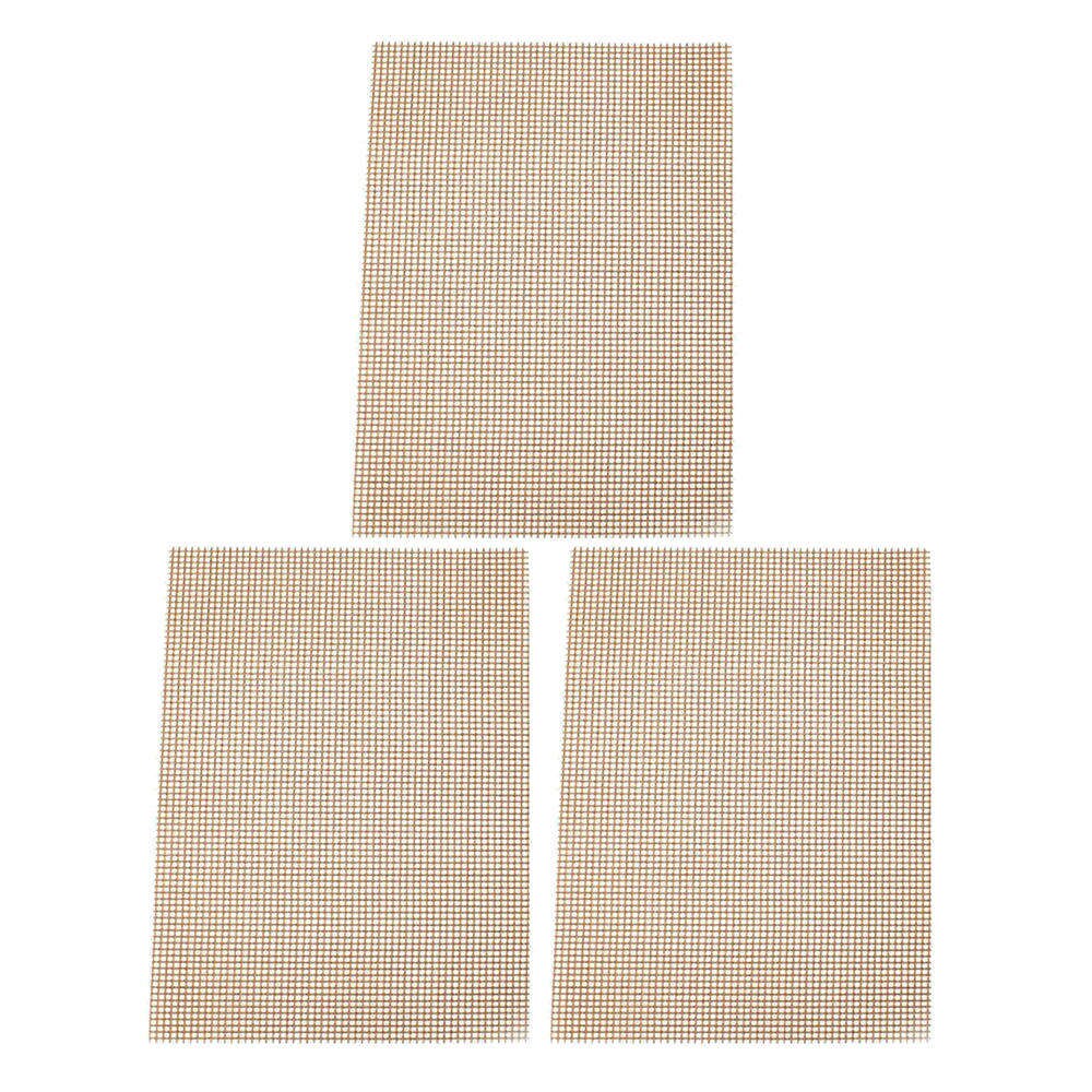 1/3pcs 40*30cm BBQ Grill Mesh Mat Reusable Sheet Resistant Non-Stick Barbecue Bake