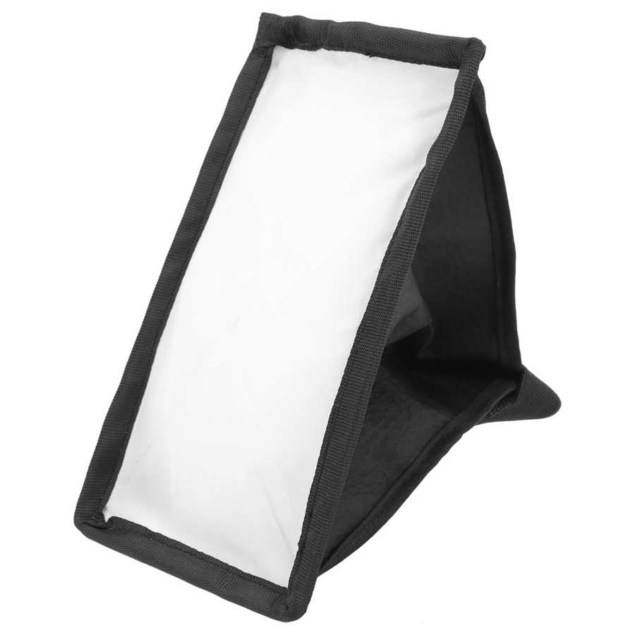 Softbox dobrável portátil pequeno da luz do flash da parte superior 8x15cm da câmera de náilon
