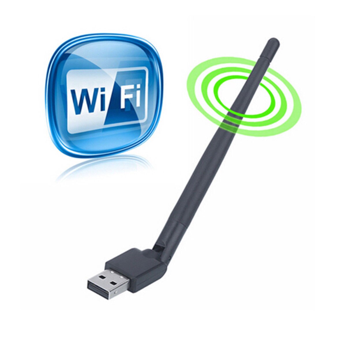 MTK7601 Chipset USB Wi-fi Sem Fio Com 2Dbi Antena Adaptador LAN USB Para 2018 Mais Novo Koqit K1 Recevier Satélite Set Top Box V7S
