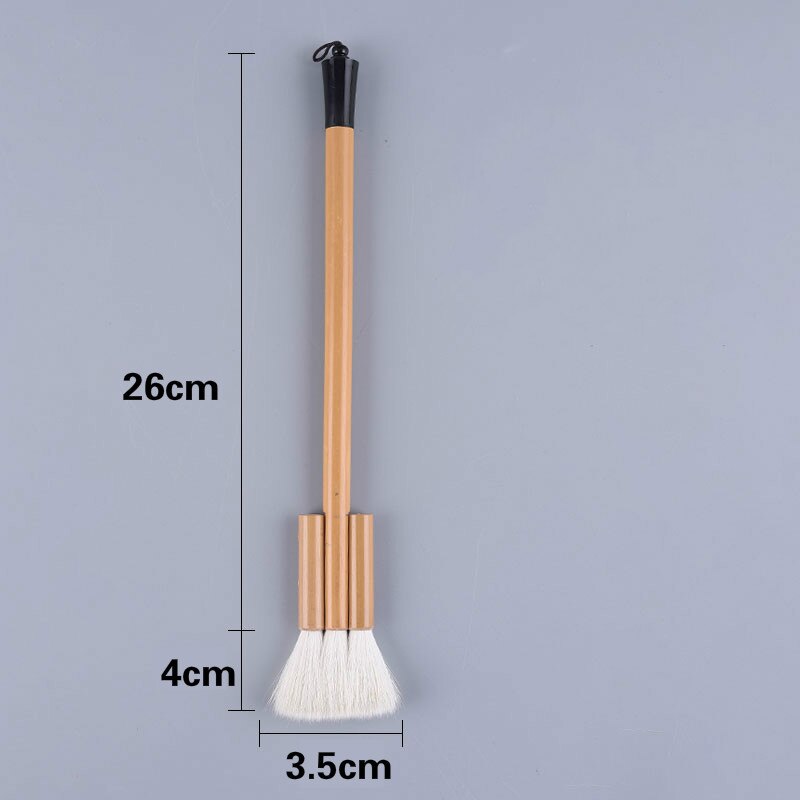 Pittura cinese Spazzola di Lana Disegno Ad Acquerello Pennello A Testa Piatta Acquerello Fila Spazzola Sfondo Parete Della Pittura A Olio Pennello: 3 joint brush