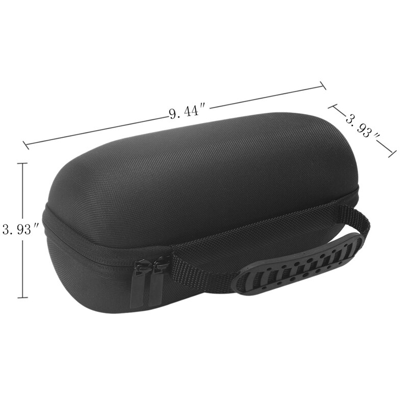 Harde eva reistas, beschermende opberghoes, luidsprekerhoes, opbergdoos voor jbl pulse 4 bluetooth-luidsprekeraccessoires (zwart)