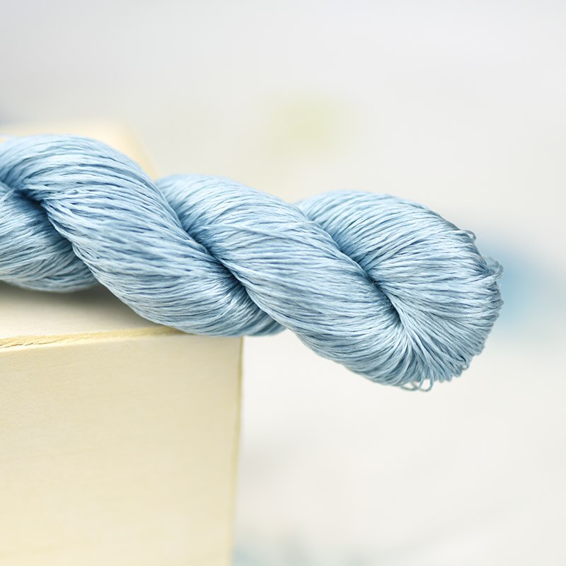 silk embroidery thread / 100% silk thread /hand embroidery embroider cross stitch/Prussian blue/8 pure colors: 3