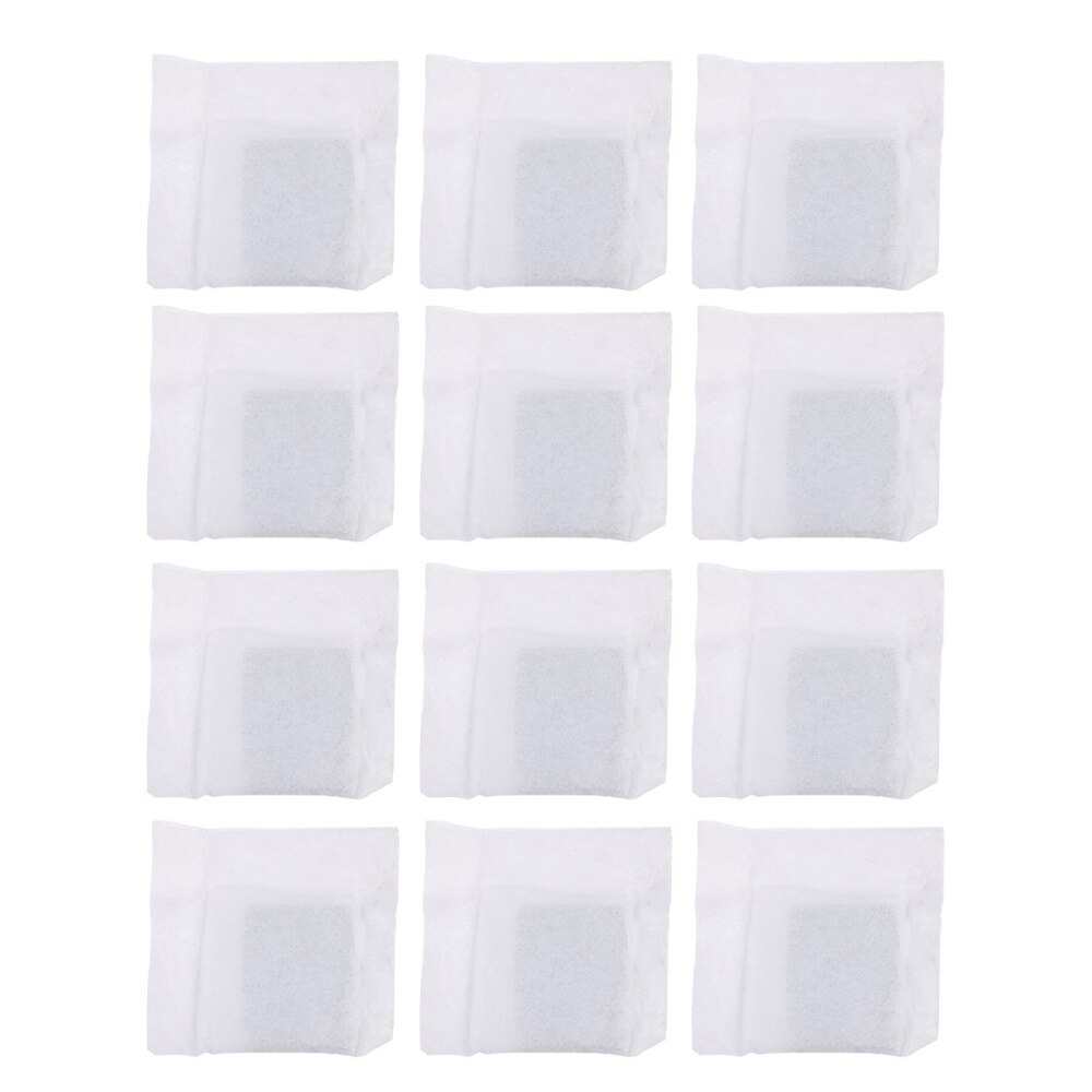 12 PCS 20g Drapery Weights Rectangle Covered Lead Weight for Window Curtain: White