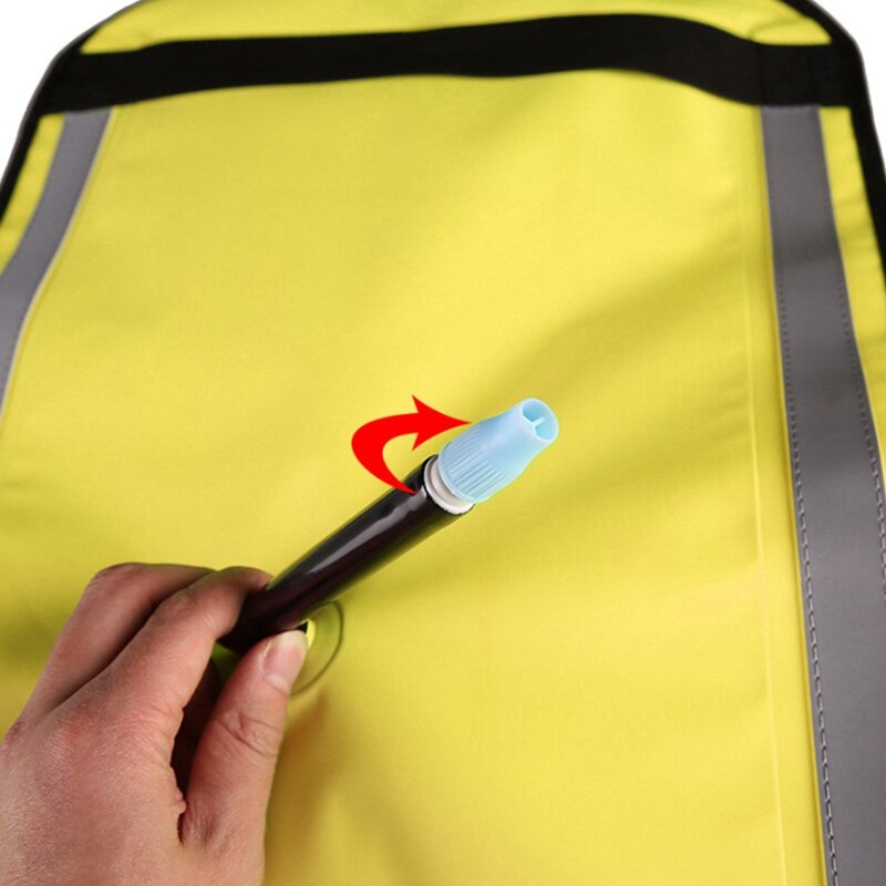 Kajak Opblaasbare Paddle Bag Drijfvermogen Tas Beursgang Zak Peddel Tas Dual-Chambered Paddle Float