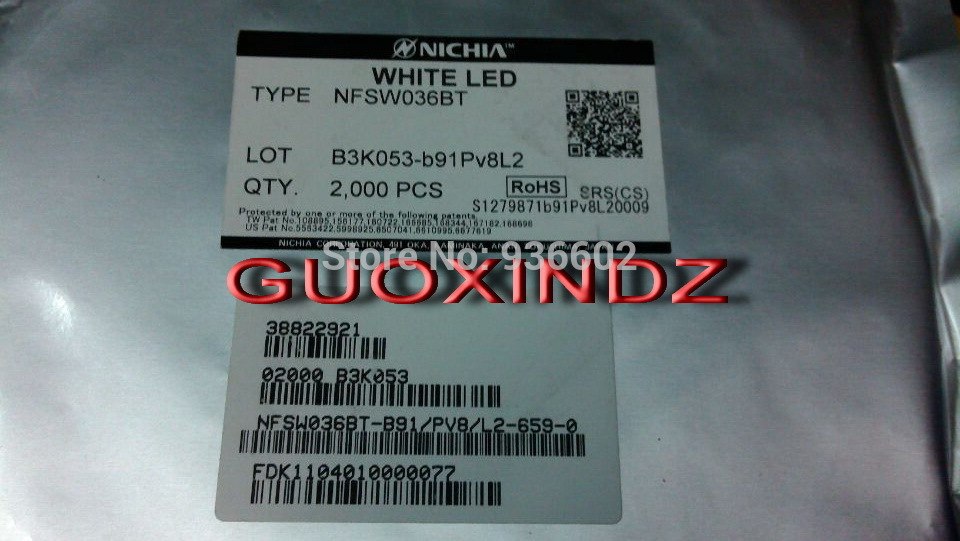 NICHIA High Power LED 3535 1.33W Cool white NFSW036BT Ceramics LED