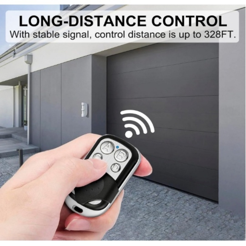 Ouvre-porte de Garage télécommandé 315MHz 433MHz, duplicateur de 4 boutons, clés de voiture sans fil, contrôleur de remplacement pour la sécurité de la maison