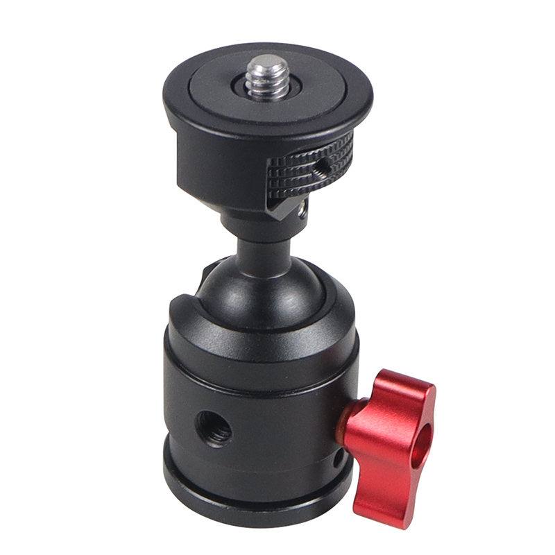 Mini Tripod Swivel Ball Head with Cold Shoe Mount Adapter for DSLR Camera Monitor Vlog Flash Light Microphone Magic Arm Stand: GRAY