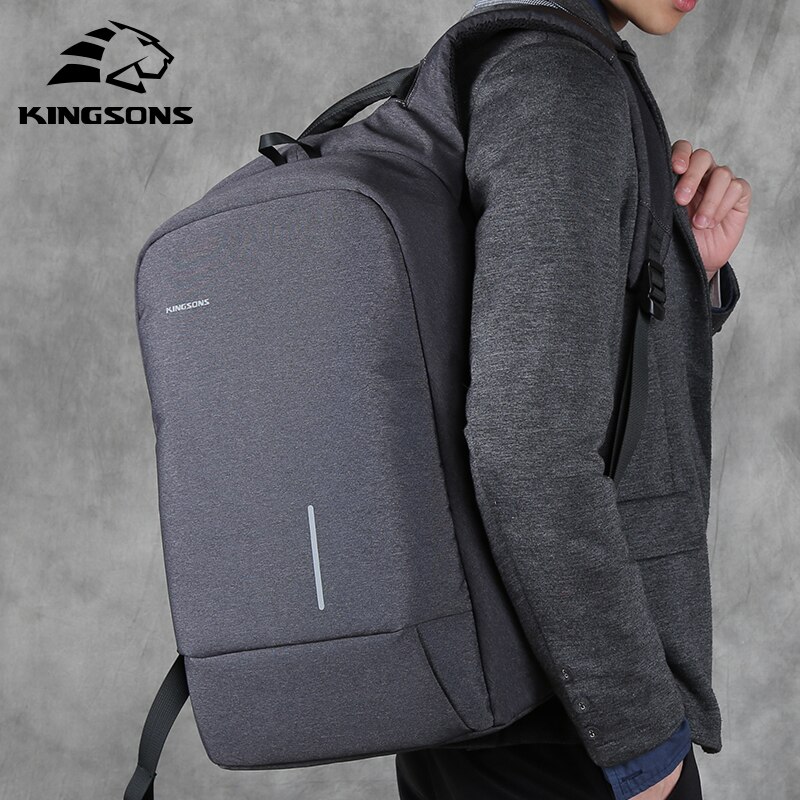 Kingsons Rucksack Männer Rucksack 15,6 zoll Laptop Zurück pack Schulter Tasche Reise Bagpack Schule Tasche Rucksack Knapsack