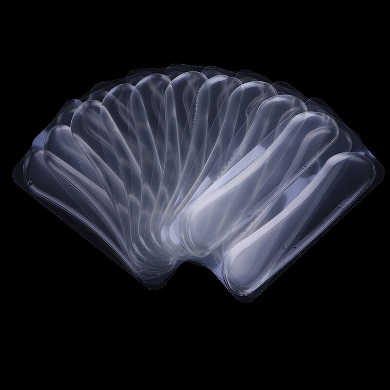 Bande de talon en Silicone pour femmes, 20 pièces = 10 paires, coussinets de Gel, soins des pieds, semelles intérieures, Inserts pour doublure de chaussures, protecteur des pieds