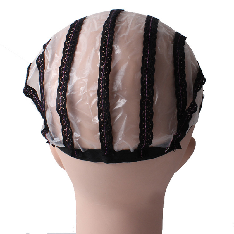 5pcs Wig Cap Top Stretch Mesh Caps Weaving Cap Back Adjustable Strap Hair Net For Making Wigs Black Beige Coffee 3 Color