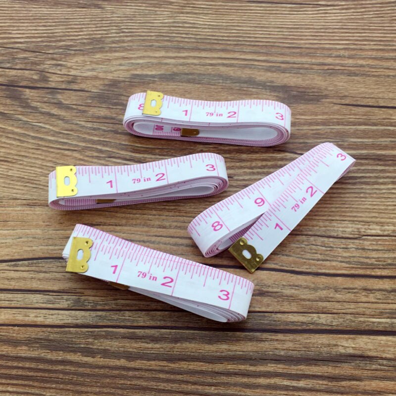 Body Measuring Clothing Ruler Sewing Tailor Tape Measure 2M Soft Sewing Ruler Meter Sewing Measuring Tape Double-sided Scale