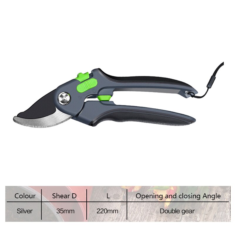 Taitu hagearbeid beskjæringssaks, som kan kutte grener  av 35mm diameter kutt sekatør busk hage gren eller frukthage beskjæringe: 003- b stil