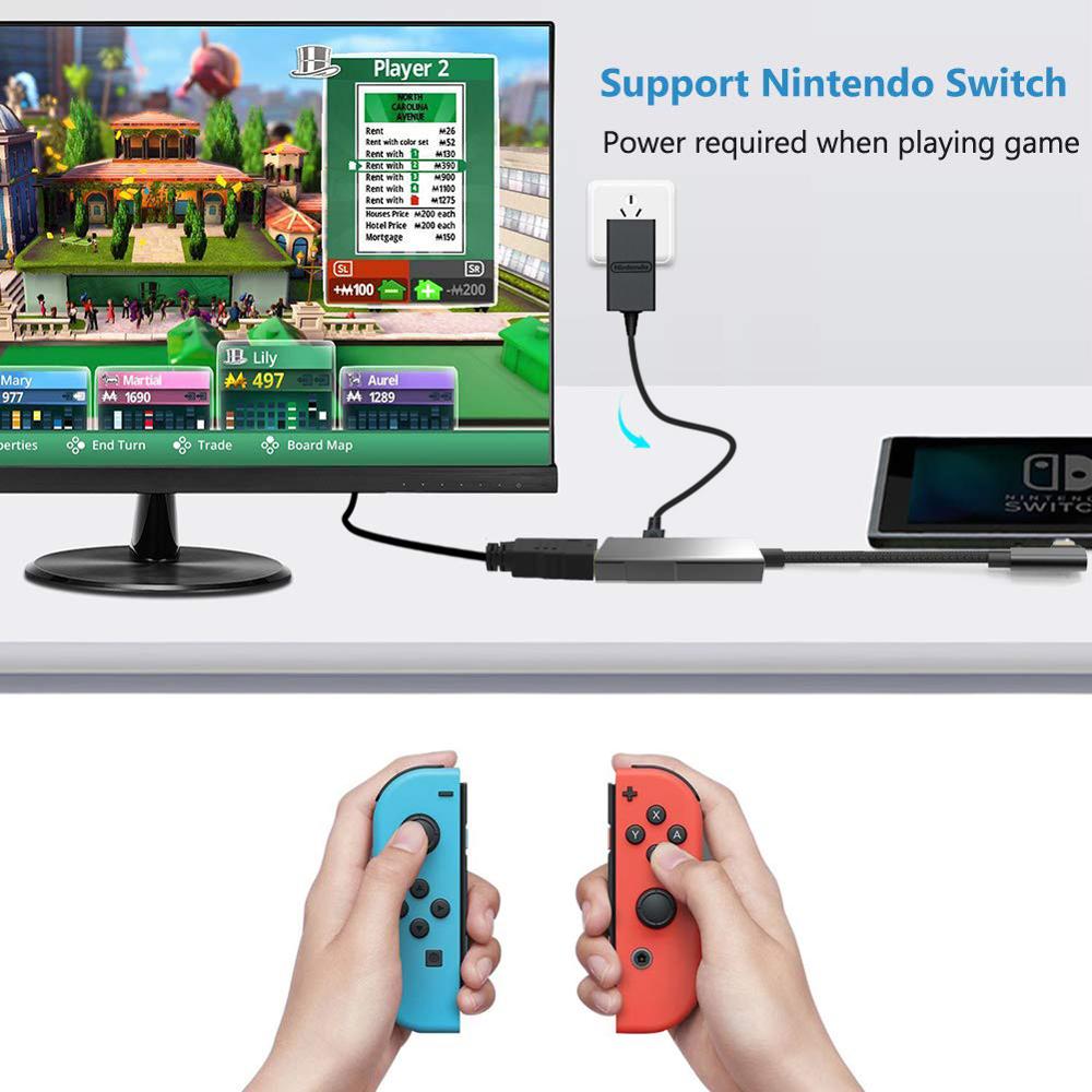 Hdmi Charging Nintendo Switch With Samsung Charger FOINNEX USB C