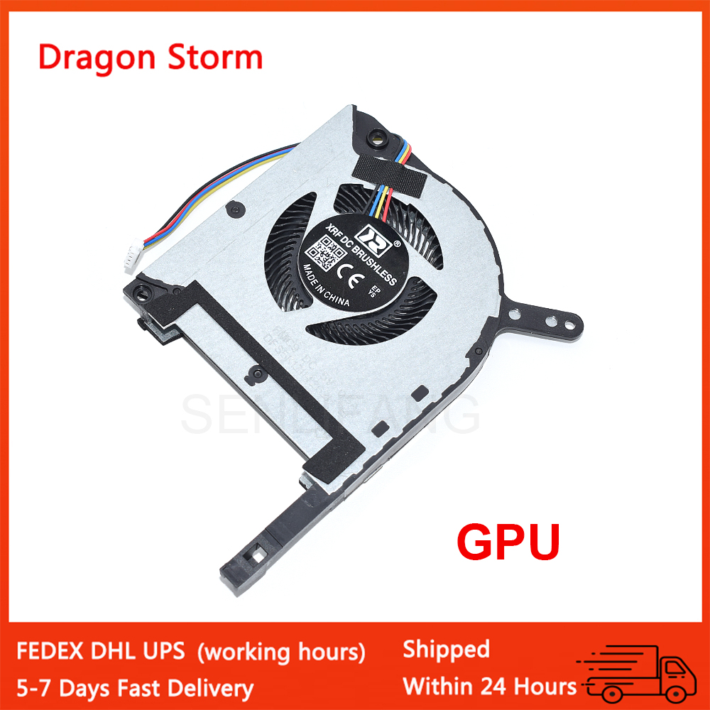 CPU GPU Fan For ASUS ROG TUF Gaming FX95D FX86 FX95G FA506IU FX506 IU FX506LH FX505G FCN FL8R DFS5K12114262H FM1V FMC9 Cooling: Brown