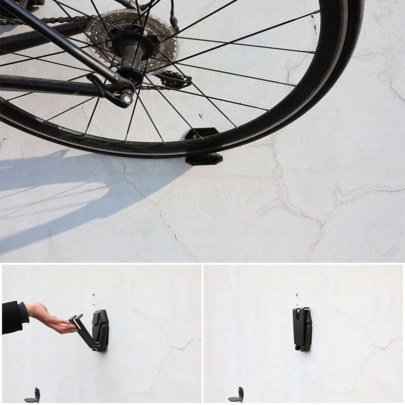 Bicycle Rack Cycling Pedal Hook Wheel Bracket Wall Mount Bike Wall Support Storage Hanger Stand with Expansion Bolts