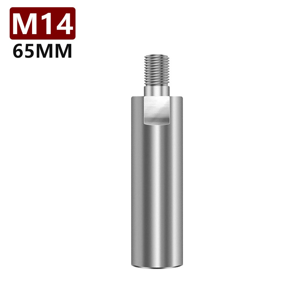 Angle Grinder Extension Connecting Rod Stainless Steel Extender Shaft Set Accessoriesfor Rotary Polisher Car Polisher M10 M14: M14-M10-65MM