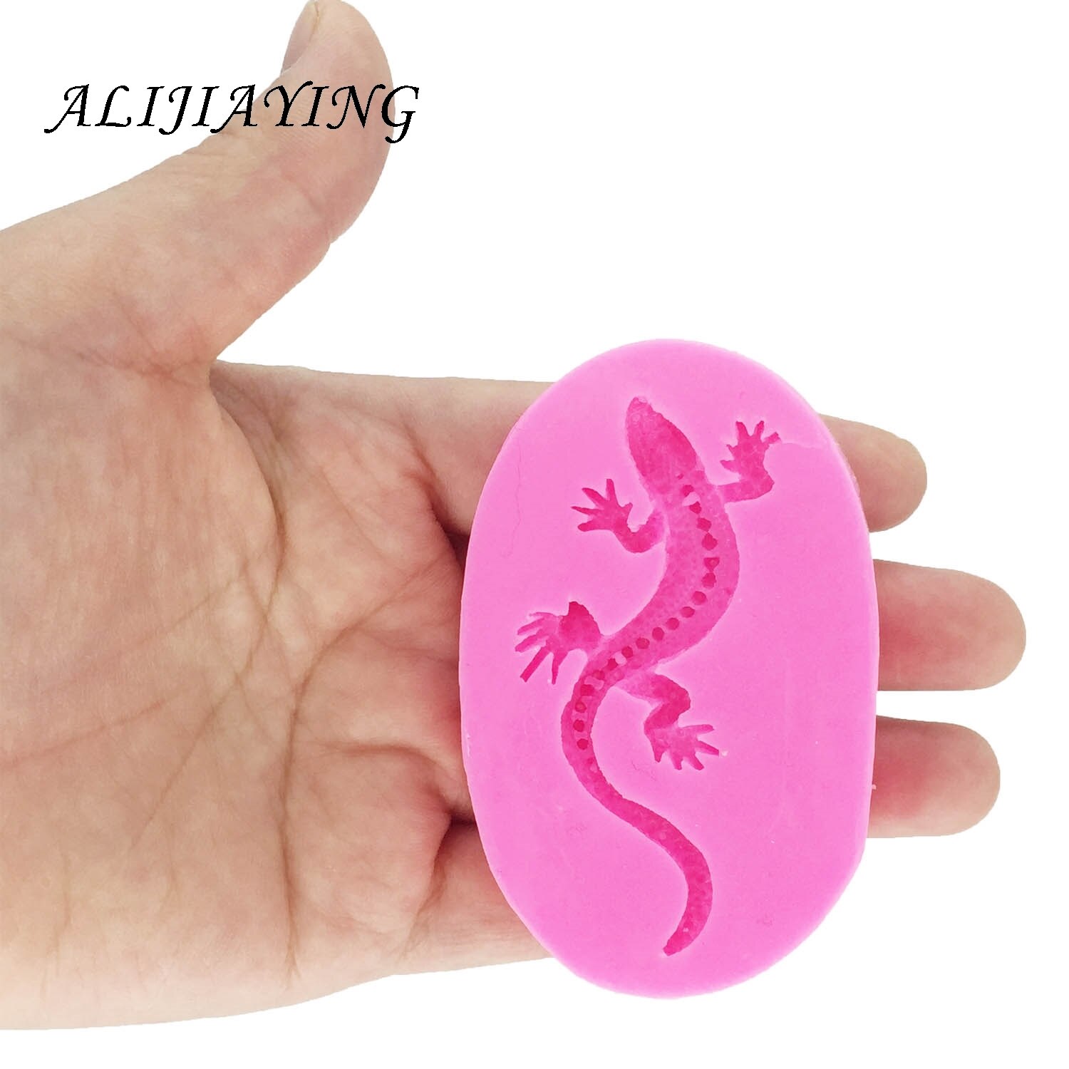 JLZK Hagedis Gecko Siliconen Mallen Diy Bakken Cupcake Topper Cake