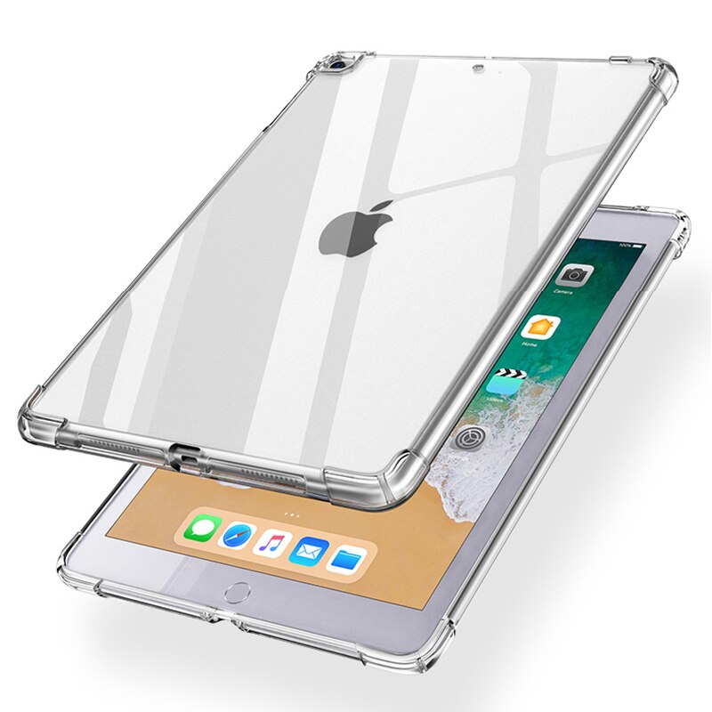 Shockproof Silicone Case For iPad 2 3 4 9.7‘’ A1395 A1430 A1460 ipad 4/3/2 TPU Flexible Bumper Clear Transparent Back Cover