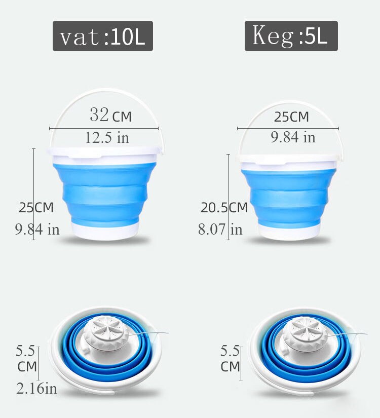 portable mini washing machine small folding foldable shoe washer travel lavatrice da campeggio laundry tub Mask cleaning bucket