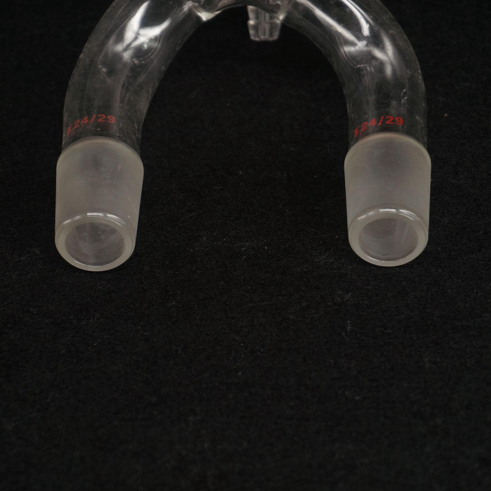 24/29 x 24/29 Joint 2-Way Lab Glass Vacuum Receiver Adapter Science Glassware