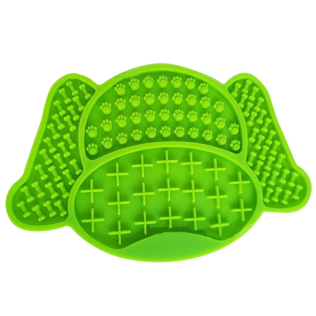 Dog Licking Pad Dog Bath Buddy Slow Feeders Cat Treat Mat Pet Dispensing Mat Pet Bathing Grooming Dog Training Supplies #TD: B