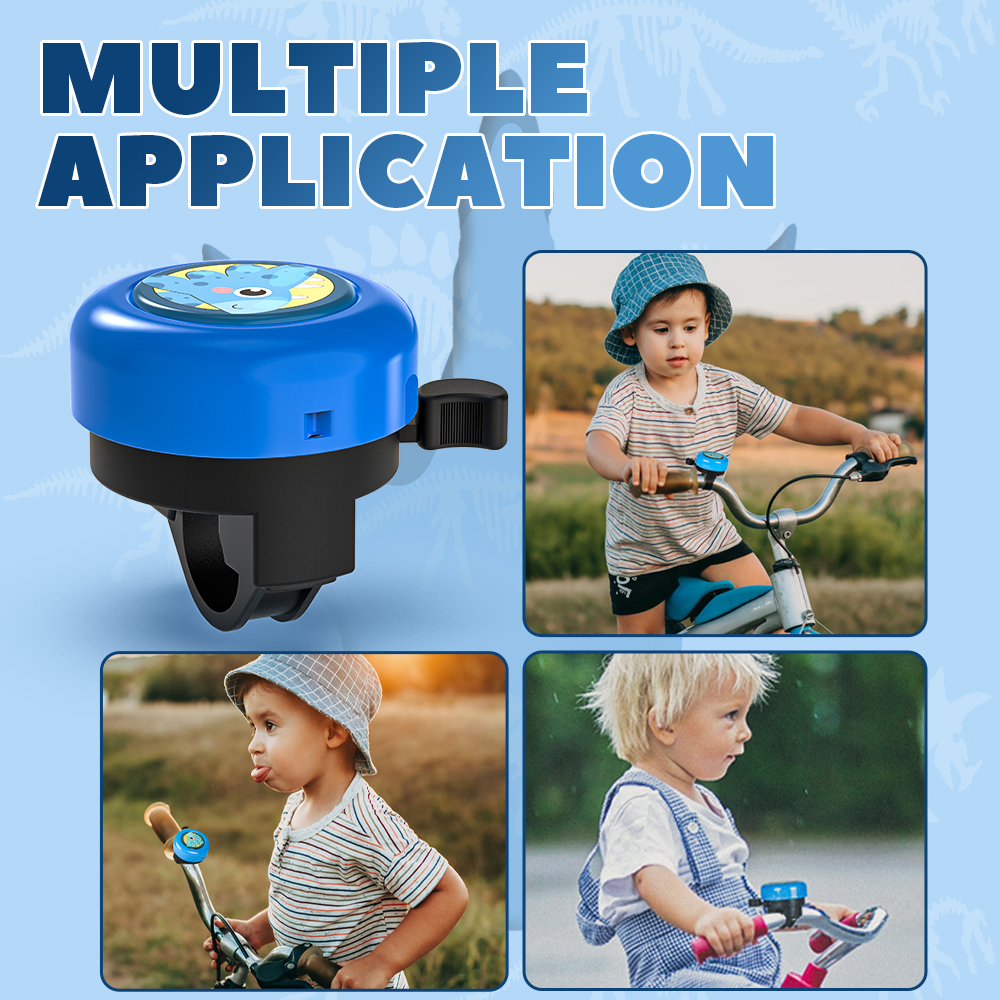 Timbre de bicicleta para niños, Mini anillo de ciclismo bonito, alarma de advertencia para Scooter, triciclo, manillares deportivos, bocina, accesorios para bicicleta