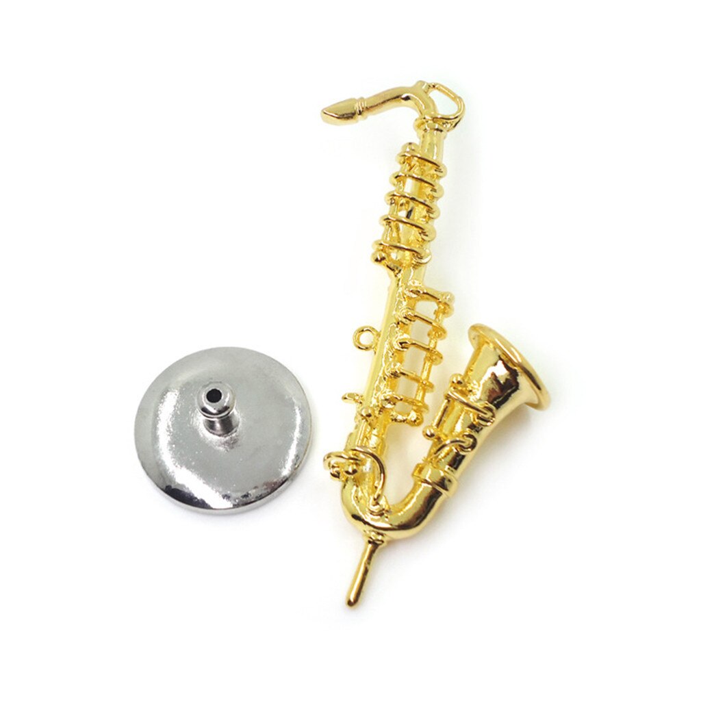 Educatief poppen Miniatuur Saxofoon 1:6 Mini Poppenhuis Mini Instrument Leuke Poppenhuis Mini Saxofoon T718