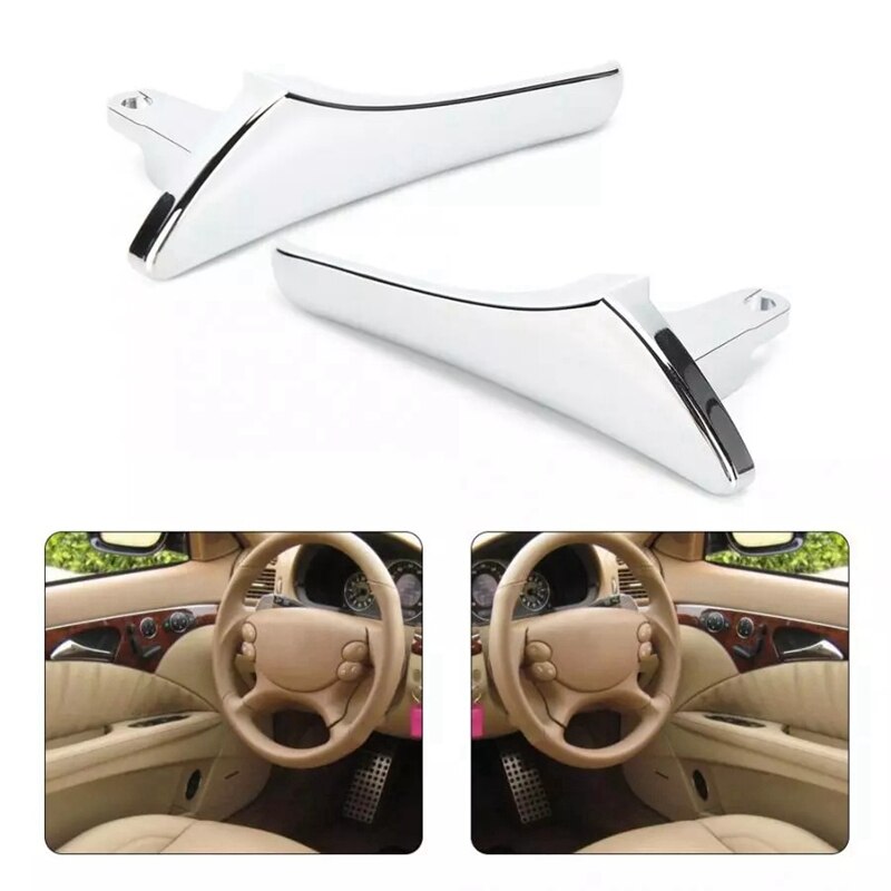 Chrome Inside Inner Deurklink Cover Trim Deur-Pull Handvat Voor Mercedes Benz E Cls Klasse S211 W211 W219 2003 Paar