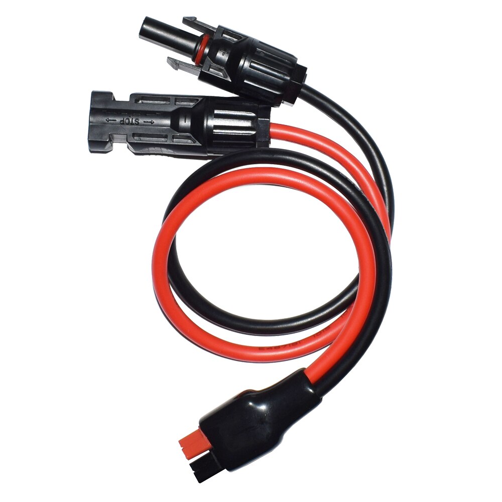 Kits de câbles de panneaux solaires, 10AWG pour Suaoki, générateur solaire Renogy Portable Powerstation-0.4 m/1.31ft