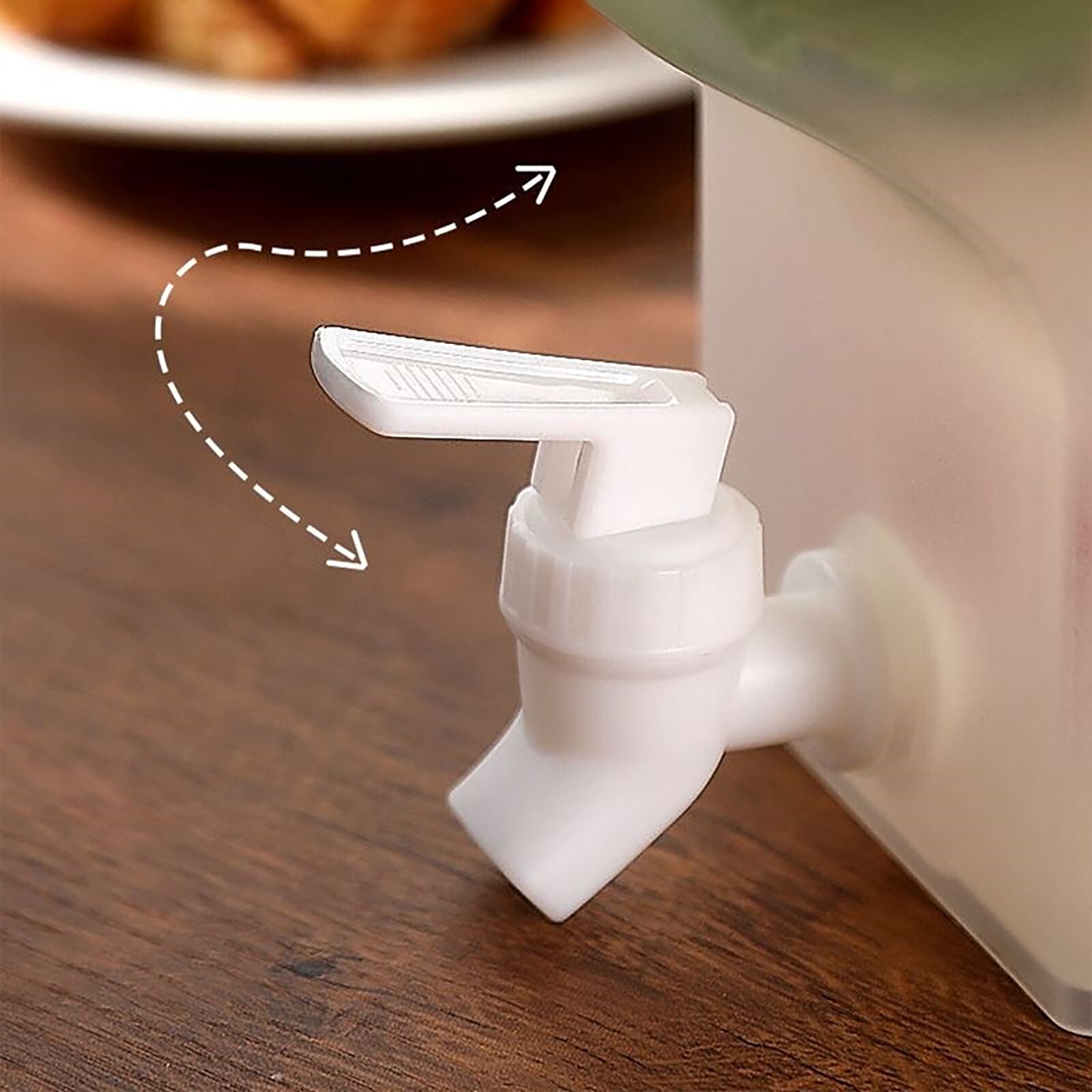 Jug With Tap Cold Water Container Bottle Lemonade Dispenser Leakproof Plastic Beverage Cold Kettle Fruit Teapot with Spigot