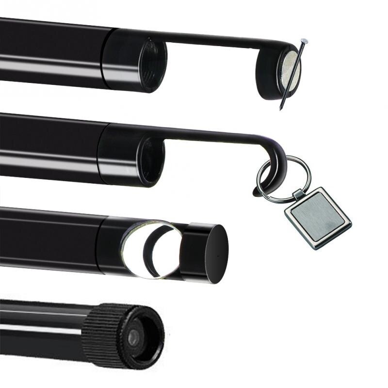 Haken Magnet Seite Spiegel einstellen Wasserdicht mit Schraube Themen Schwarz Kompatibel für 8mm/5,5mm Endoskop