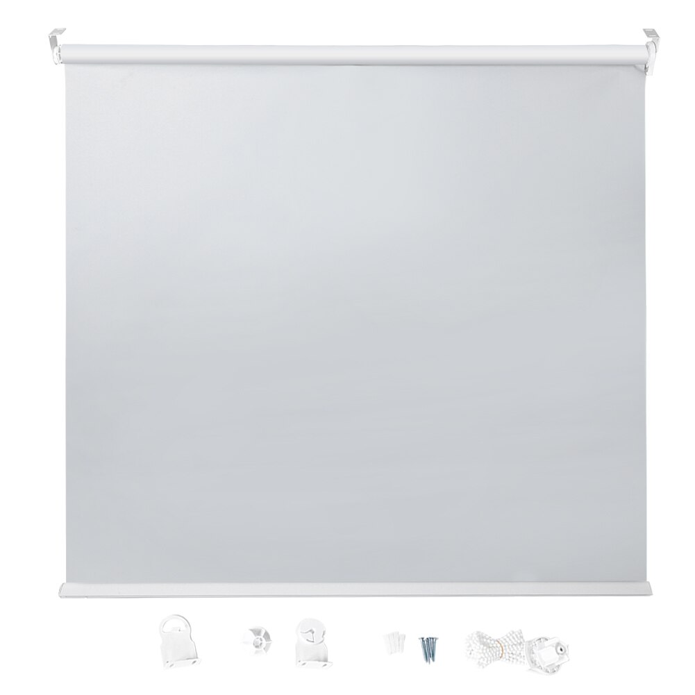 window shades 100% blackout roller blinds 47.2x63.0in size many colour available: Silver Gray