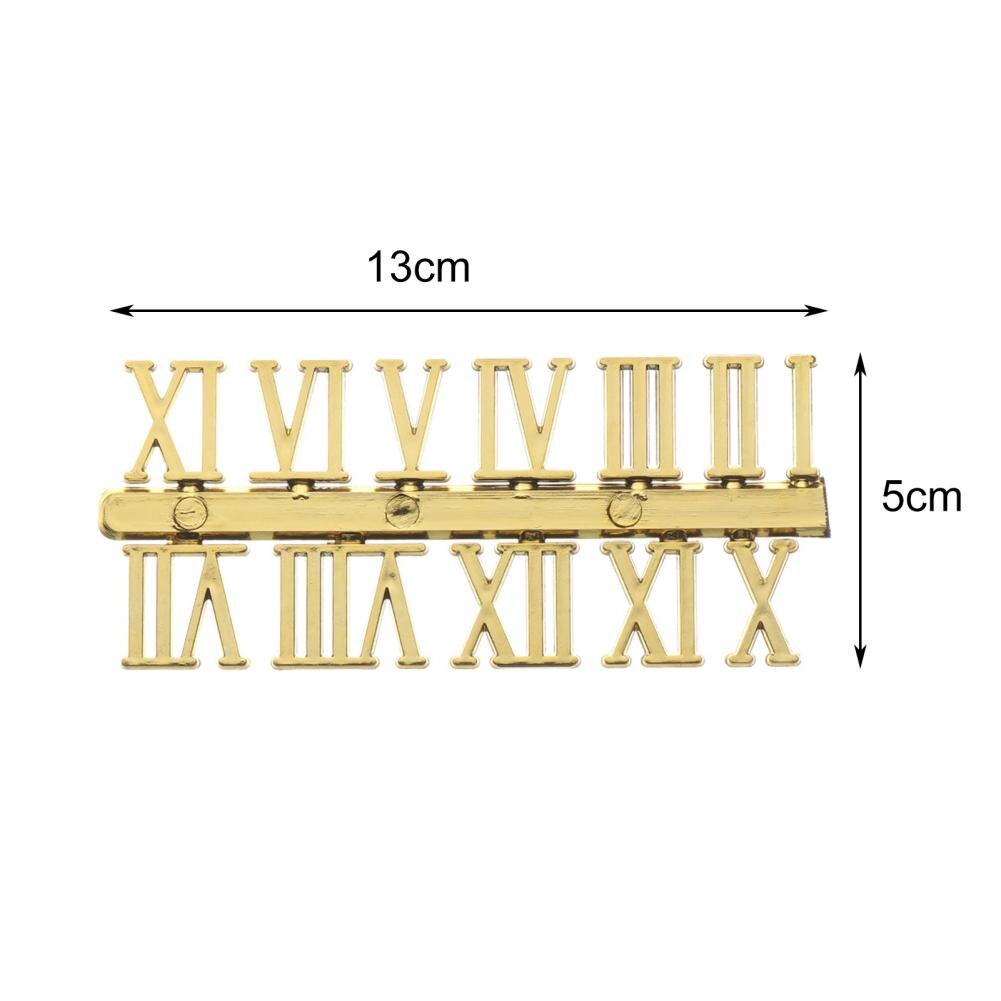 12Pcs/Set Roman Numerals Or Arabic Numerals Clock Accessories For Quartz Clock Dial Repair DIY Clock Replacement Mechanism