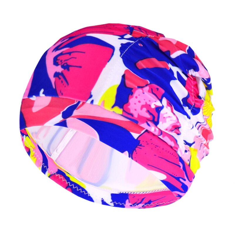 Kobiety czepek Unisex dziewczyna długie włosy czepki kąpielowe kapelusz Stretch Drape basen kąpielowy Sport elastyczny Nylon Turban dla kobiet: 38