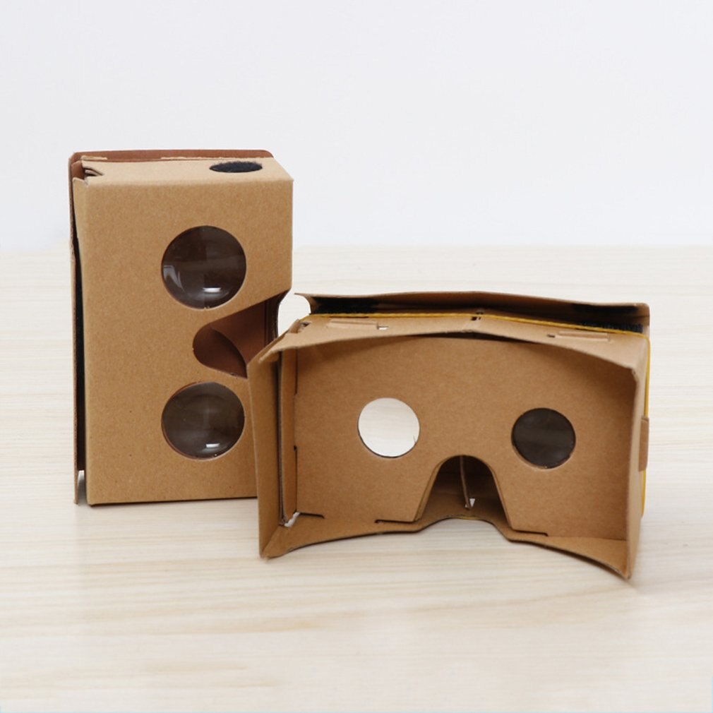 DIY Cardboard for Google VR 3D Glasses for Virtual Reality for Google Mobile Phone 3D Viewing Glasses for 6&quot; Screen Ultra Clear