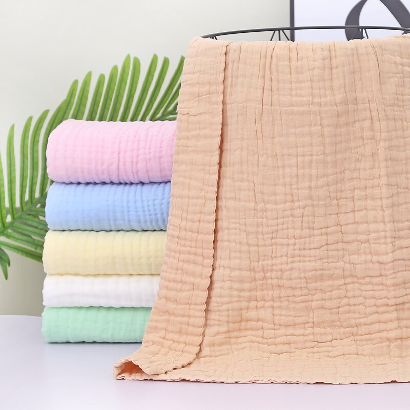 Baby Blanket Muslin Swaddle for Newborn Boy Girl Blanket 6 Layers Organic Baby Bedding Blanket Cotton Gauze Blanket Diaper